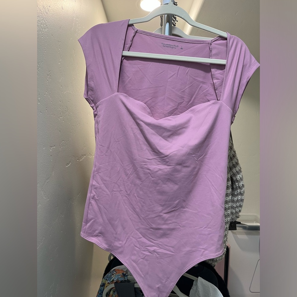 Abercrombie portrait neck bodysuit